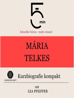 cover image of Mária Telkes